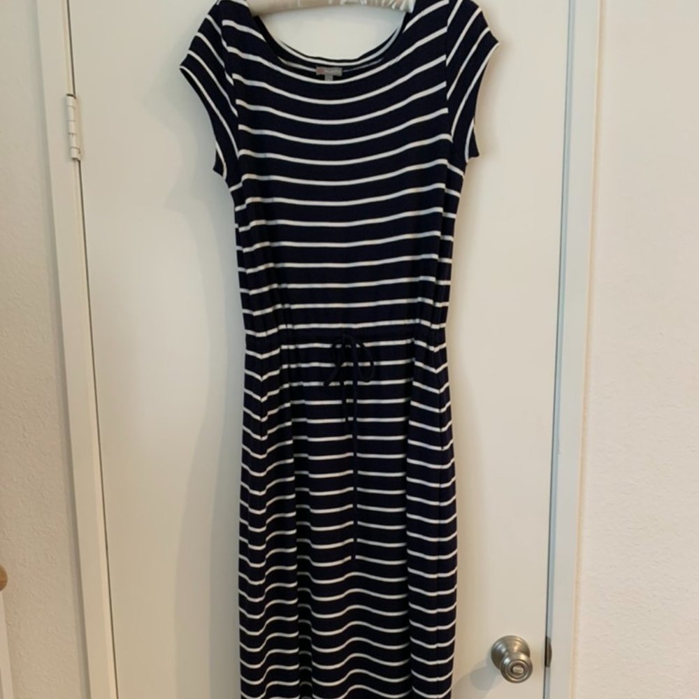 TALBOTS FRENCH TERRY MAXI DRESS SIZE MED